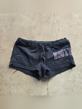 vtg y2k hooters mini micro short